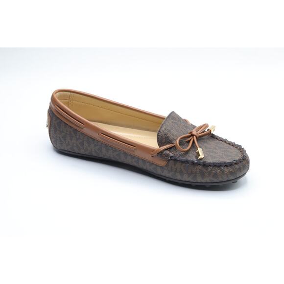 Michael Kors Women's Juliette Moc, Brown/Black, 7 - Picture 2 of 5